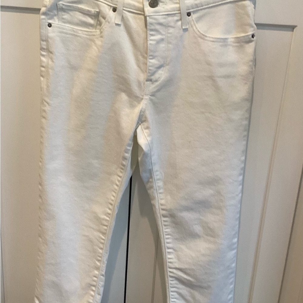 Women's Straight Leg Jeans in White
